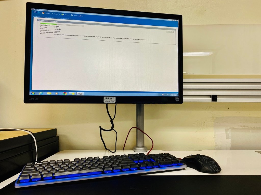 Computer virus scanning